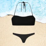 Harper tan-through square crop bikini top and Taylor cheeky bikini bottom.